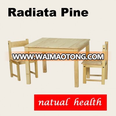 wooden chrildren table and chair pine wood study table